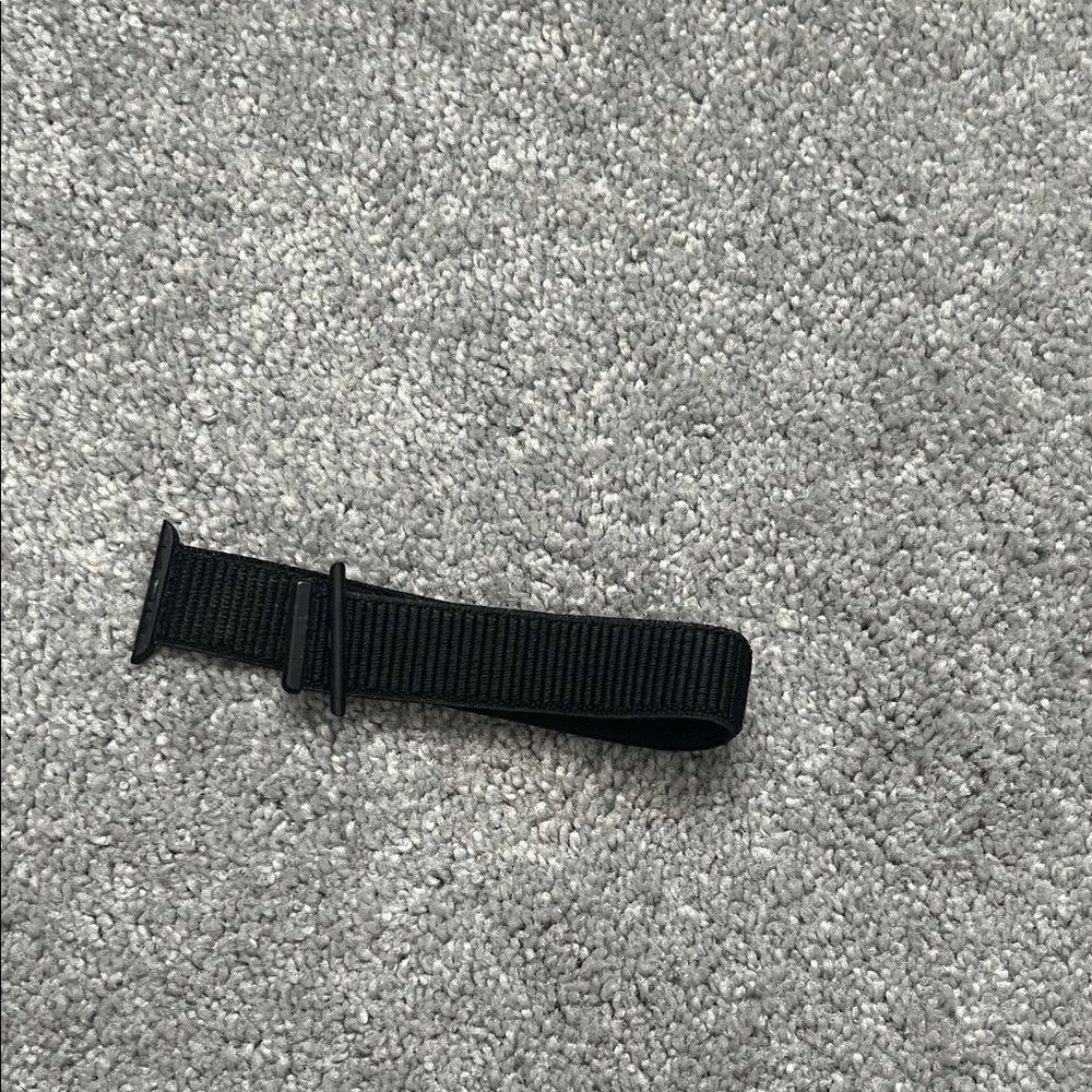 Black Nylon Watch Band